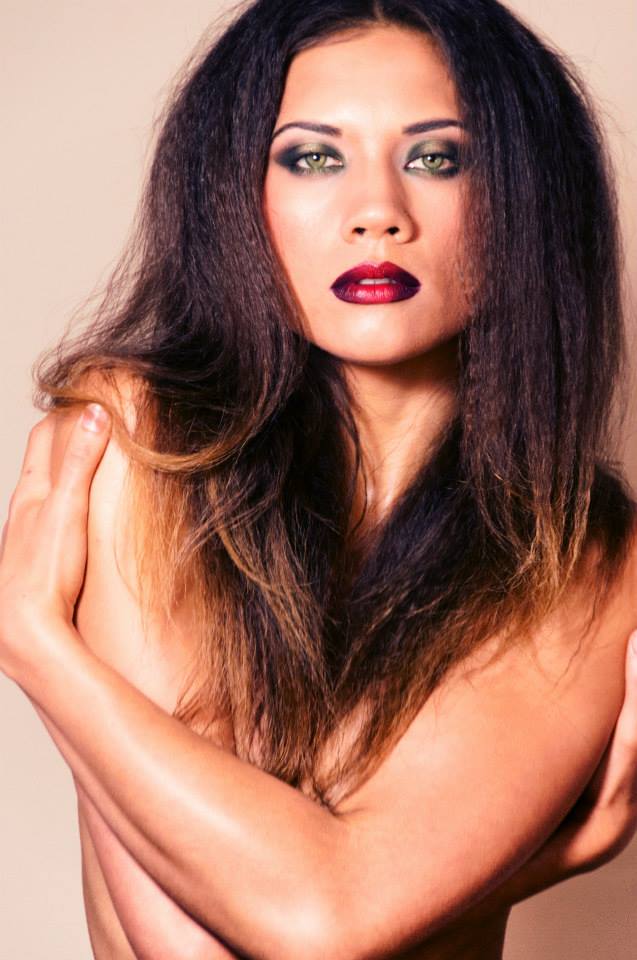 Female model photo shoot of Ashley Gannon - Makeup