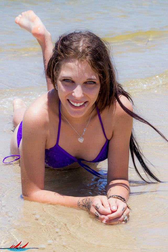 Female model photo shoot of Zoe Melissa in Bribie Island, Red Beach