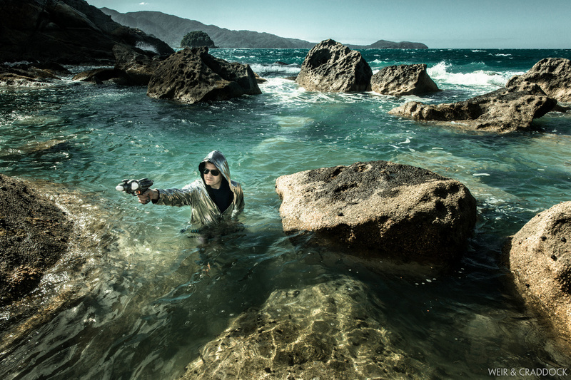 Female model photo shoot of Weir and Craddock in Abel Tasman National Park, New Zealand