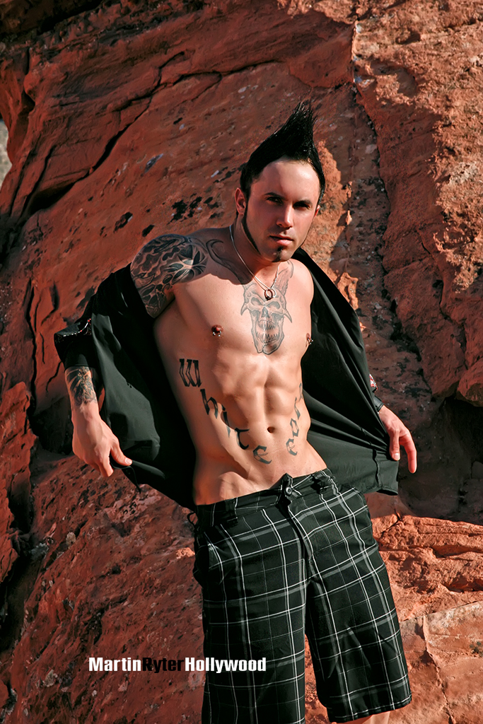 Male model photo shoot of SixPacSam