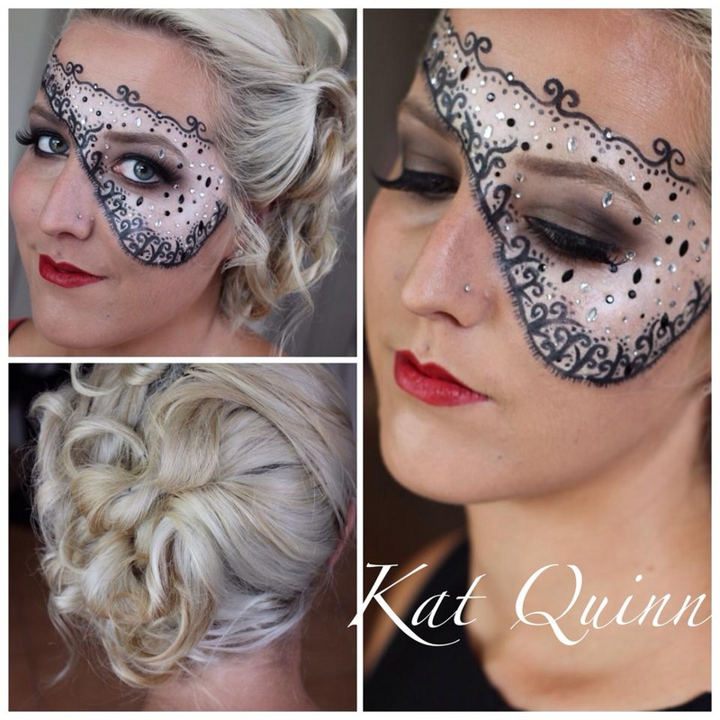 Female model photo shoot of Kat Quinn makeup artist