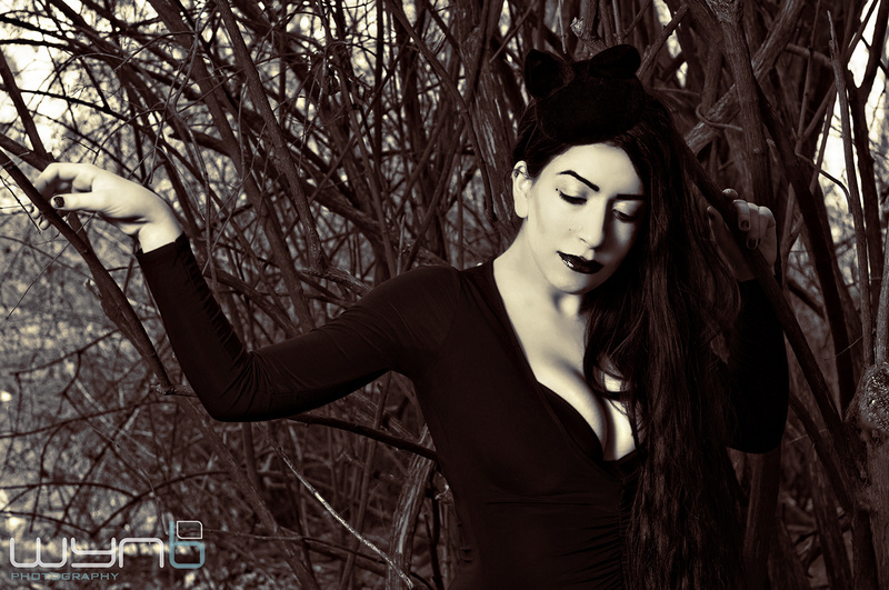 Female model photo shoot of Melinoe Immortal by Wyn Bligh - photography in In the woods