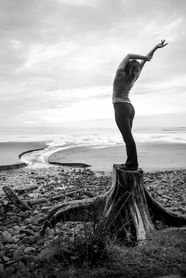Female model photo shoot of Bonnie Caton in Cape Lookout, OR