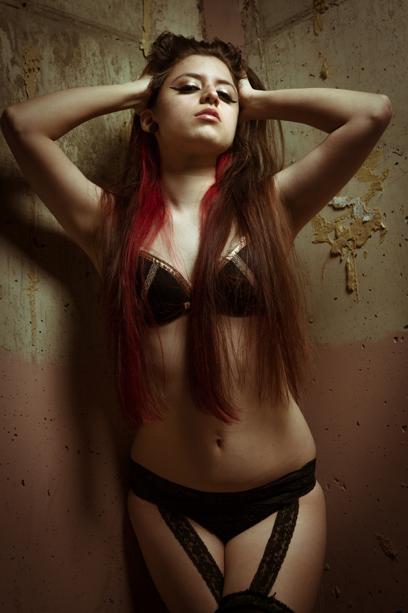 Female model photo shoot of Jackie Mtz by CEB Imagery in Shutter Shack Studio