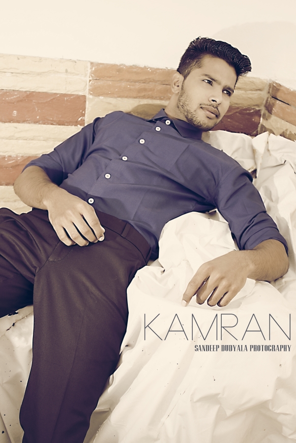 Male model photo shoot of kamran md in India