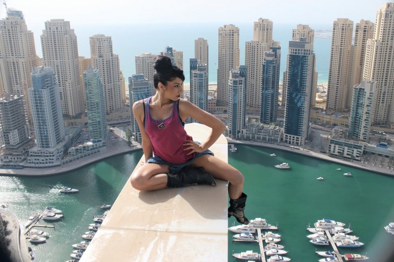 Female model photo shoot of Giselle Rarinca in Dubai
