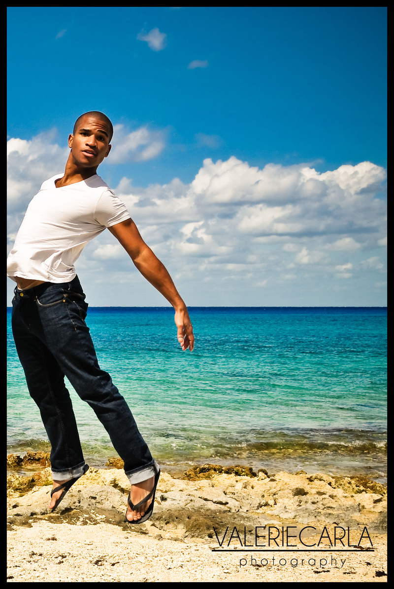 Male model photo shoot of Caliph Ross in Cozumel Mexico