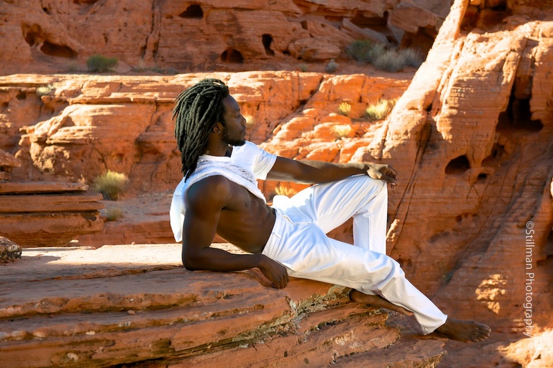 Male model photo shoot of Stillman Photography and Urtreen in Valley of Fire, NV