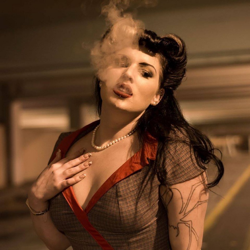 Female model photo shoot of Kait Noir  in Seattle, WA