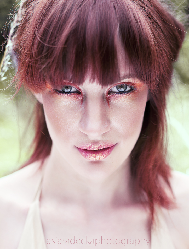 Female model photo shoot of Asia Radecka, makeup by TrickStar