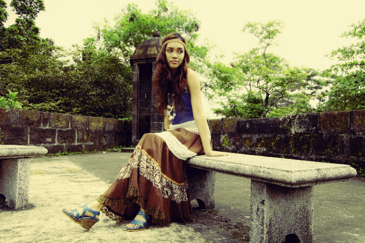 Female model photo shoot of Alijah Queano  in Intramuros (Fort Santiago, Manila)