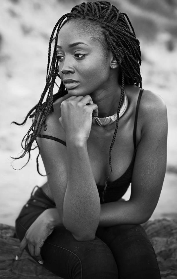 Female model photo shoot of Bibi Kassembe in Newport beach