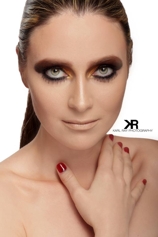 Female model photo shoot of Vilena_v by Karl Ray in Chicago, IL, makeup by jmorrismua