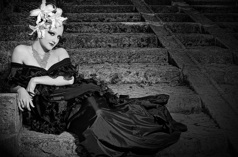 Female model photo shoot of Xylene  in Versailles