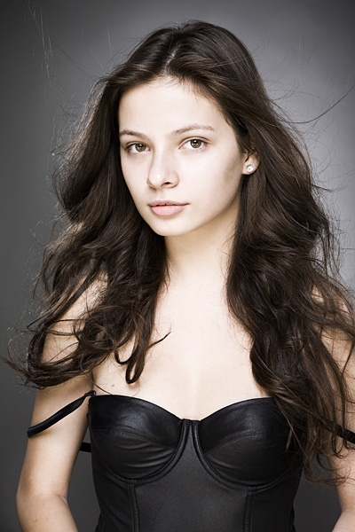 Female model photo shoot of Alexandra Boanta in studio