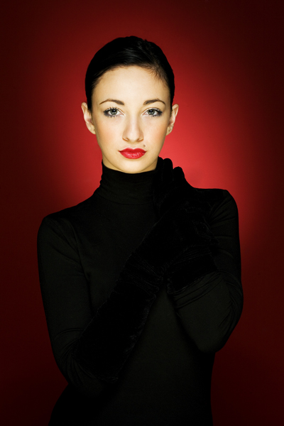 Female model photo shoot of Alexandra Boanta in Studio Bucharest