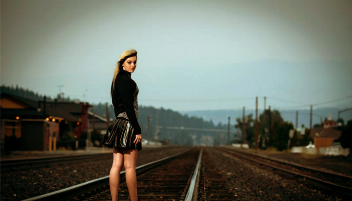 Female model photo shoot of ShelbyClarity in Truckee, CA