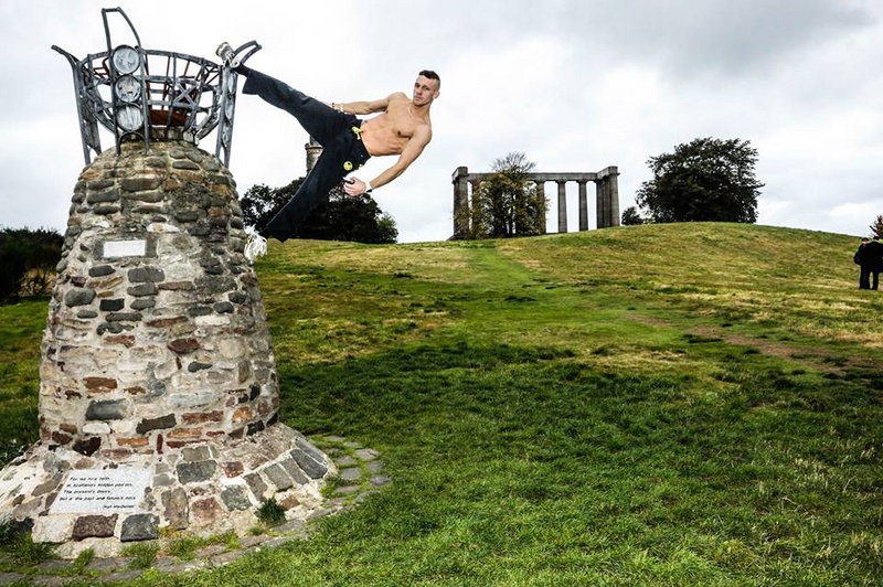 Male model photo shoot of danny charge in edinburgh