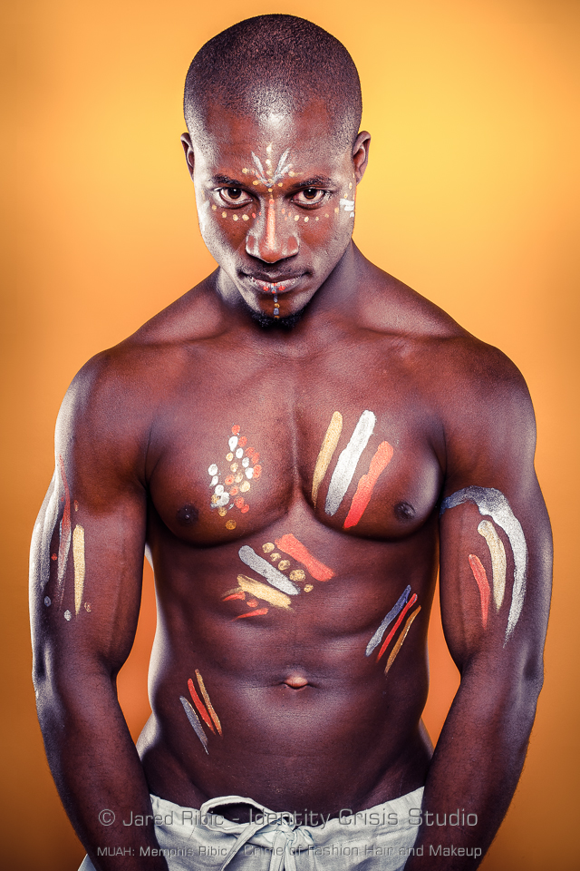 Male model photo shoot of Jared Ribic and Max Mensah by Jared Ribic, makeup by Crime of Fashion