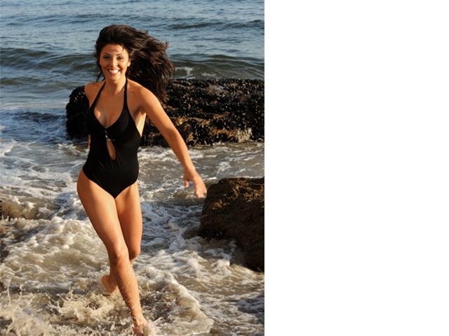 Female model photo shoot of Vennesa E in El Matador State Beach, CA
