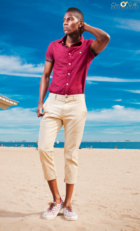 Male model photo shoot of Kirk Palmer in Brighton Beach, Brooklyn