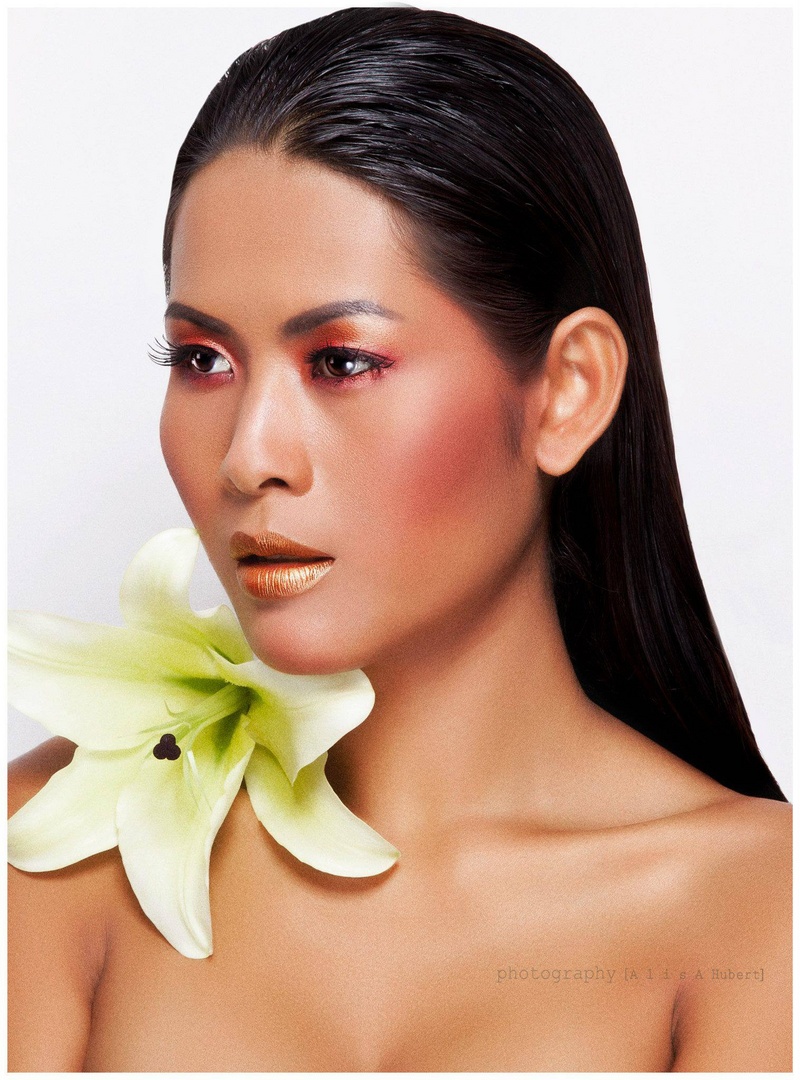 Female model photo shoot of Annette J  MUA in Bangkok, Thailand