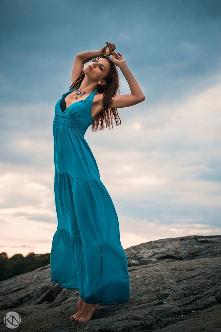 Female model photo shoot of Kristina Salmi in Marjaniemi