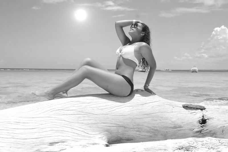 Female model photo shoot of Carlid in Punta Cana, Dominican Republic