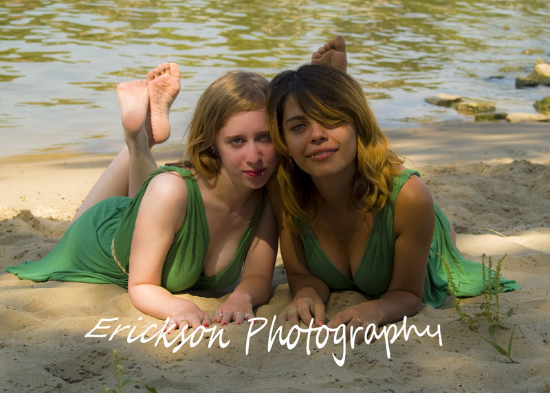 Male and Female model photo shoot of Erickson Photograhy, JessiBear and Jodie Starrlight in Illinois