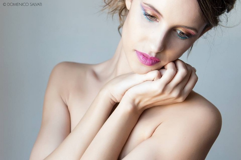 Female model photo shoot of Francesca Baldini MUA