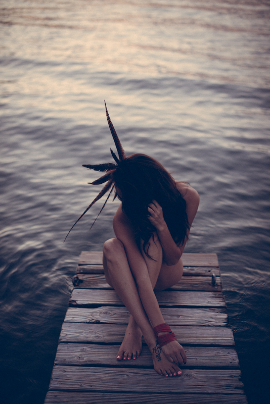 Female model photo shoot of Shannon Rosan in Lake Almanor, Ca