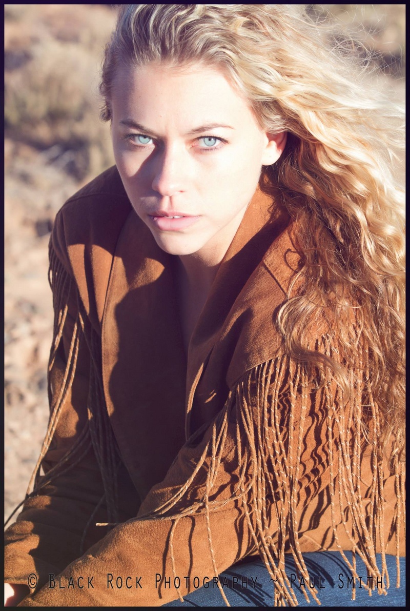 Female model photo shoot of Riccella by Blackrock Photography  in Arizona Strip