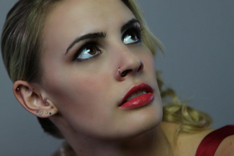 Female model photo shoot of Natalie H Makeup