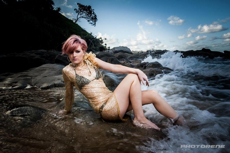 Female model photo shoot of kaylaadele by photorene in Coolum Beach, QLD Australia