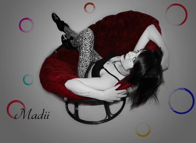 Female model photo shoot of Madii Kawaii Kittypawz 