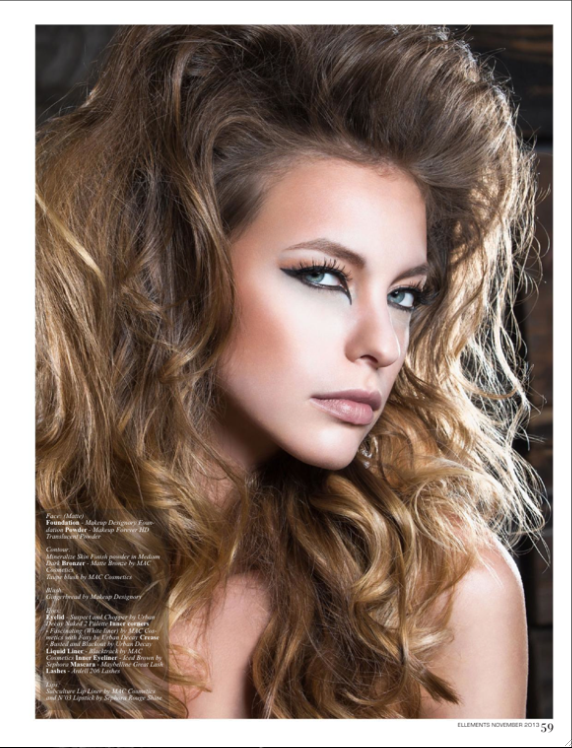 Female model photo shoot of Nicole Elle Makeup in New York City