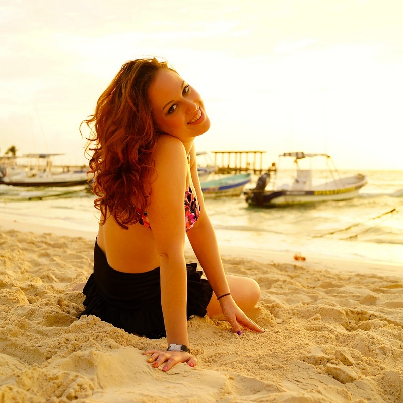 Female model photo shoot of Kate Ross in Playa del Carmen, Mexico