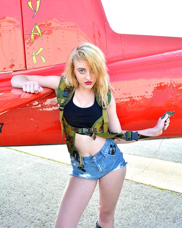 Female model photo shoot of Melissa norys in Upland cable airport