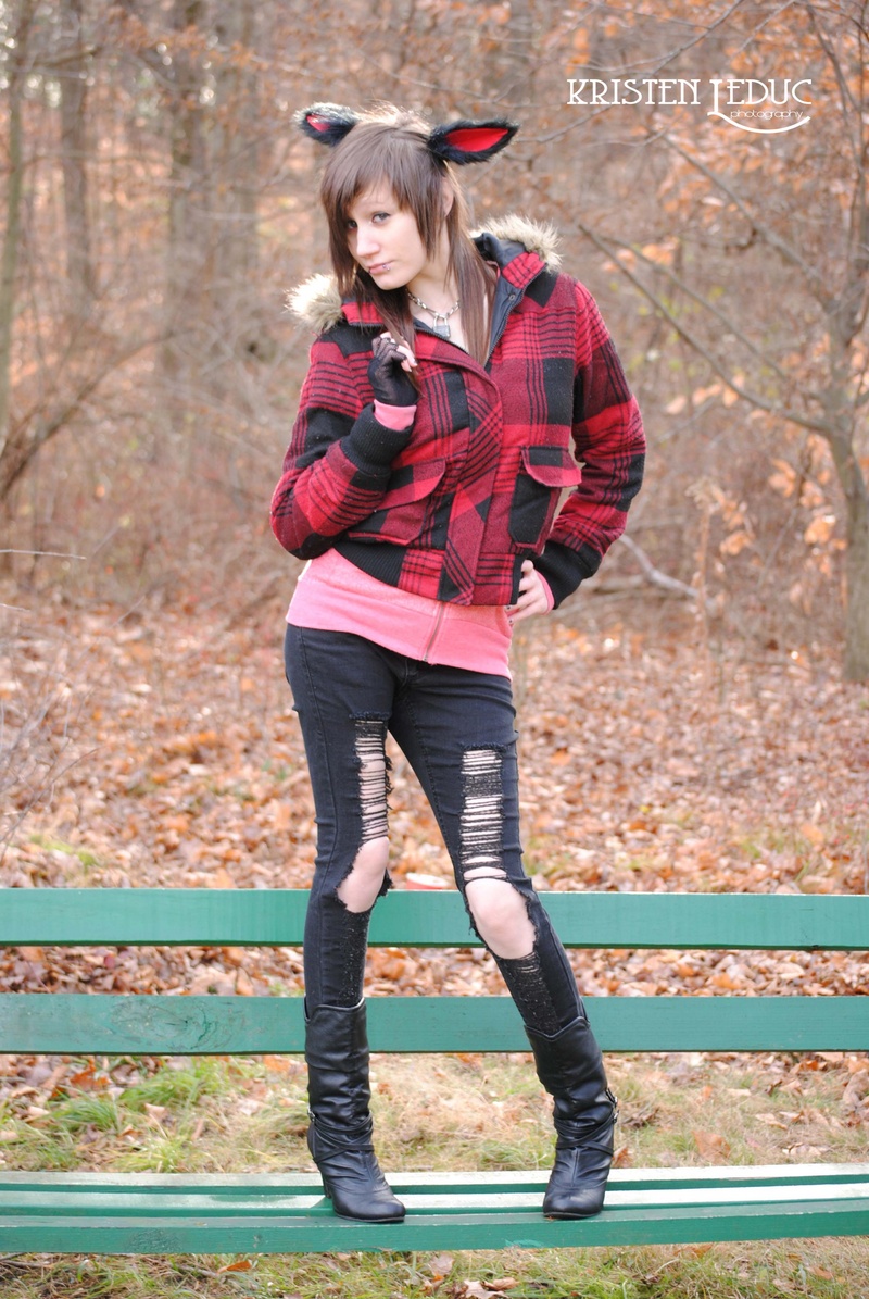 Female model photo shoot of Kaira Fate in Forest Park