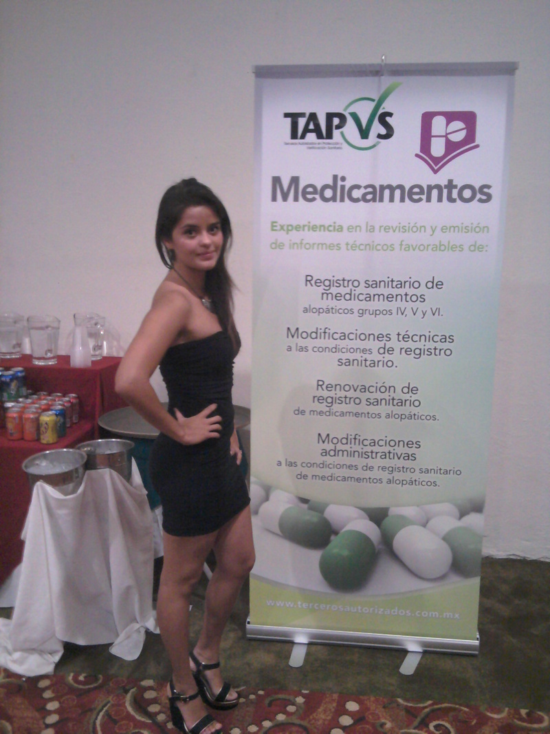 Female model photo shoot of MaritzaVL in medical congress