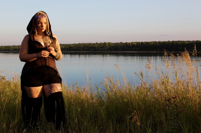 Female model photo shoot of Stephanie Elderfield and Heathrr Ross by Jess RunRabbit in Calgary, AB