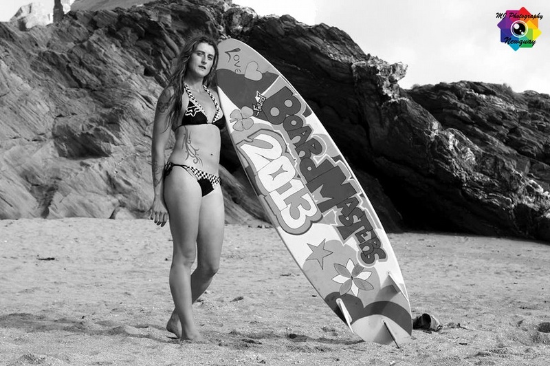 Female model photo shoot of MJPhotographyNewquay by MJPhotographyNewquay in Little Fistral Beach