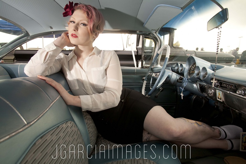 Male and Female model photo shoot of J Garcia Images and - Abigail - in Irwindale Speedway
