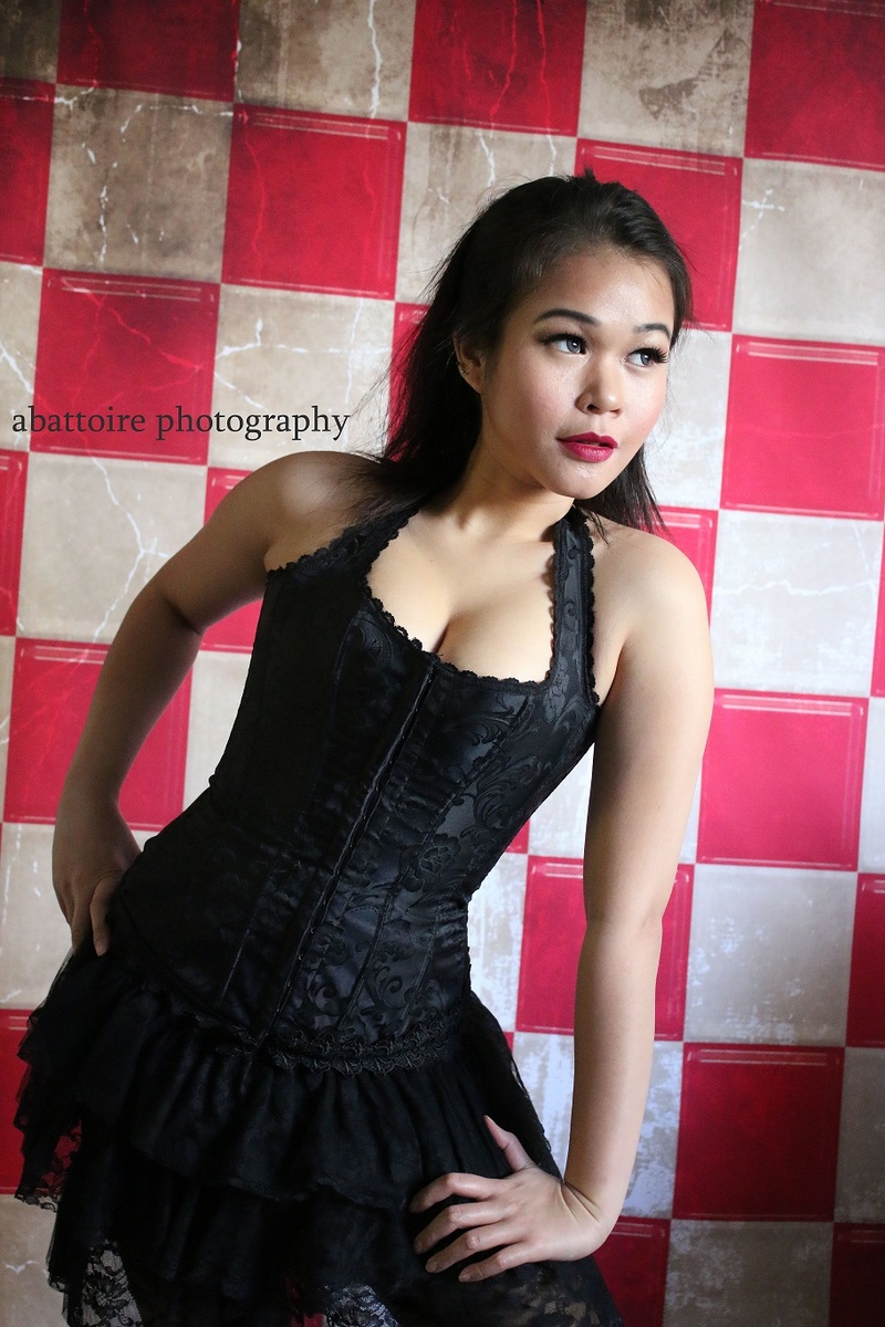 Female model photo shoot of aira abattoire