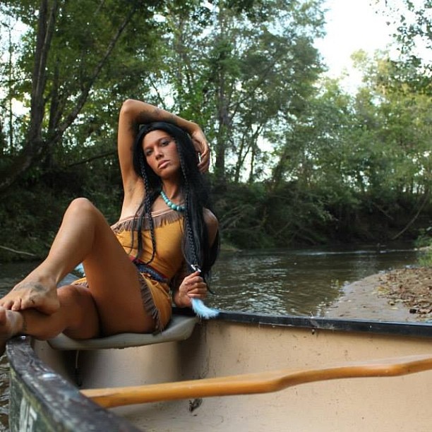 Female model photo shoot of DESIGNSbytaylornicole in Germanton nc/ my house;creek