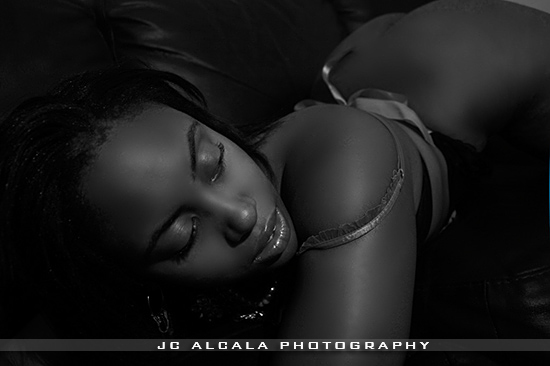 Female model photo shoot of Shakelia by JC Alcala