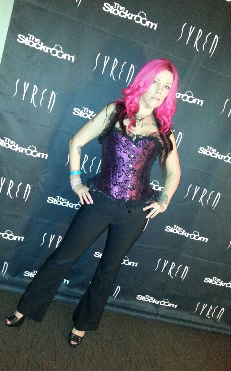 Female model photo shoot of Jesika Jamez in AVN Adult Expo 2014 The Joint @ Hard Rock Las Vegas, Nevada