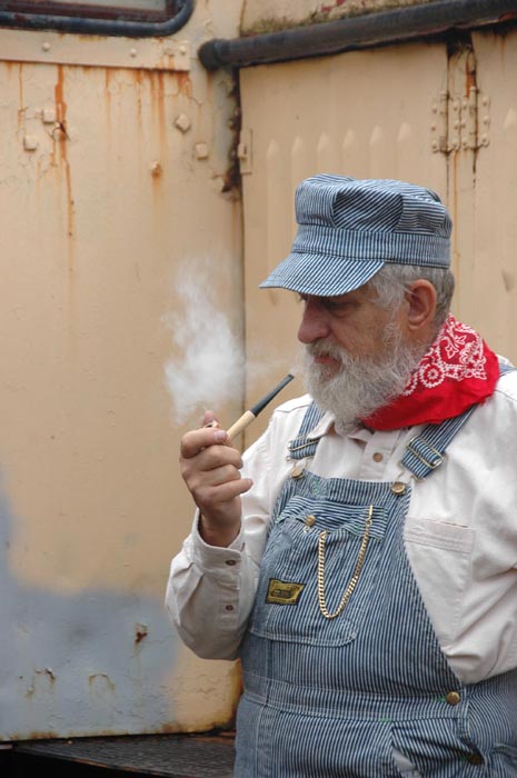 Male model photo shoot of Tim Highley in Cincinnati Train Museum