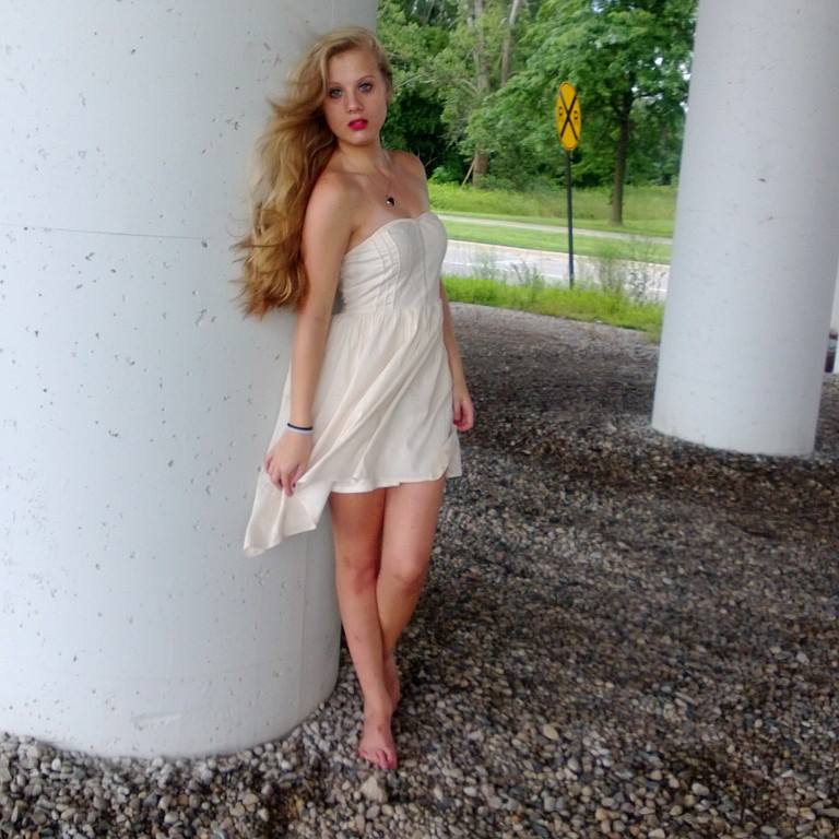 Female model photo shoot of Sarah White in Michigan