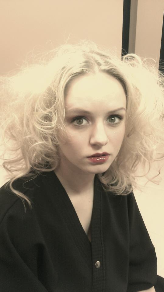 Female model photo shoot of KL Hair Makeup design